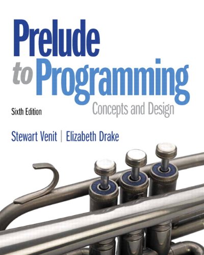 Book Cover Prelude to Programming (6th Edition)