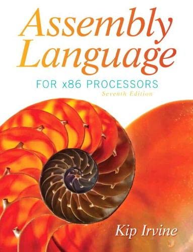 Book Cover Assembly Language for x86 Processors