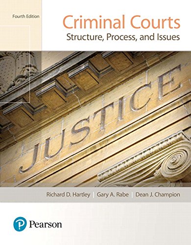 Book Cover Criminal Courts: Structure, Process, and Issues