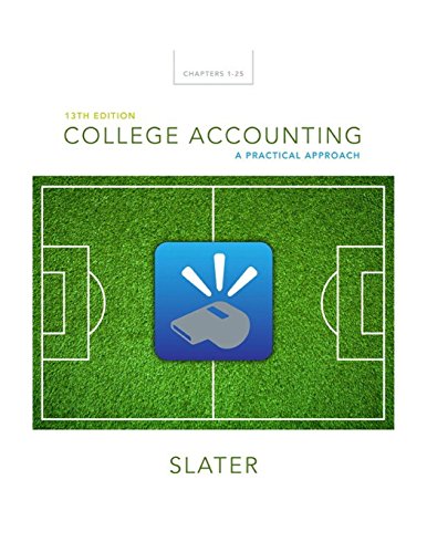 Book Cover College Accounting: A Practical Approach (13th Edition)