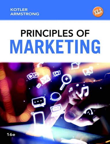 Book Cover Principles of Marketing (16th Edition)