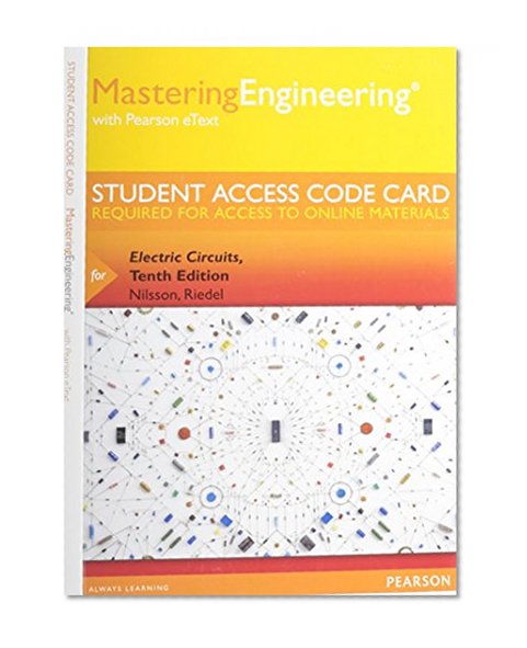 MasteringEngineering with Pearson etext -- Access Card -- for Electric Circuits