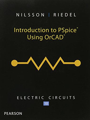 Book Cover Introduction to PSpice for Electric Circuits