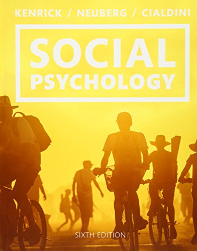 Book Cover Social Psychology: Goals in Interaction (6th Edition)