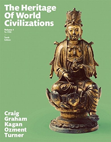 Book Cover Heritage of World Civilizations, The, Volume 1 (10th Edition)