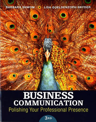 Book Cover Business Communication: Polishing Your Professional Presence (3rd Edition)