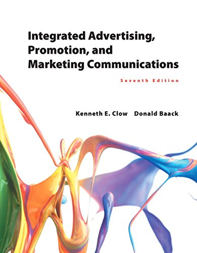Book Cover Integrated Advertising, Promotion, and Marketing Communications (7th Edition)