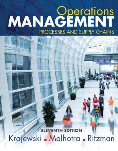 Book Cover Operations Management: Processes and Supply Chains