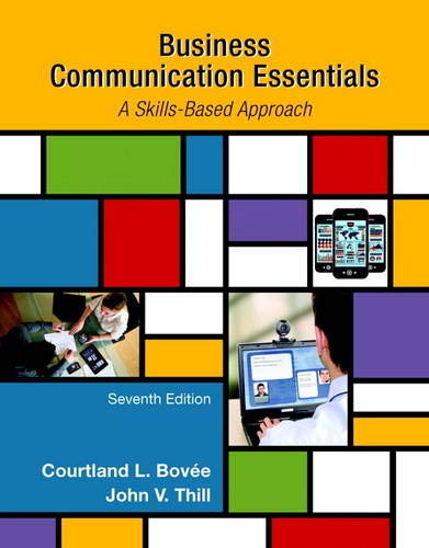 Book Cover Business Communication Essentials (7th Edition)