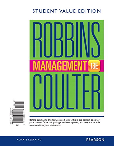 Book Cover Management, Student Value Edition (13th Edition)