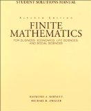Finite Mathematics for Business, Economics, Life Sciences, and Social      Sciences: Student Solutions Manual