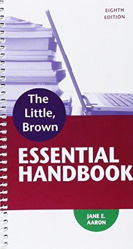 Book Cover Little, Brown Essential Handbook and Writer -- ValuePack Access Card (8th Edition)