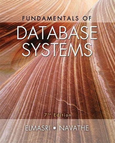 Book Cover Fundamentals of Database Systems
