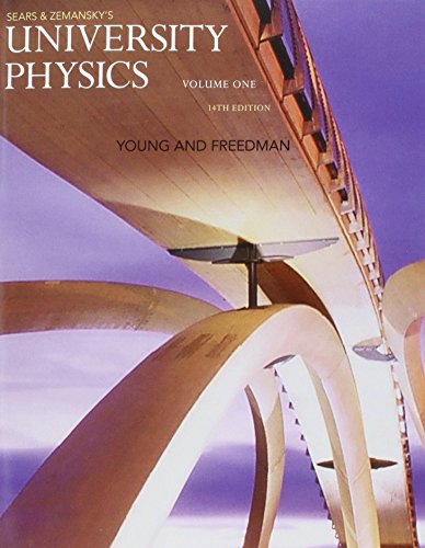 Book Cover University Physics with Modern Physics, Volume 1 (Chs. 1-20) (14th Edition)