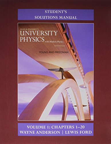 Book Cover Student's Solution Manual for University Physics with Modern Physics Volume 1 (Chs. 1-20)