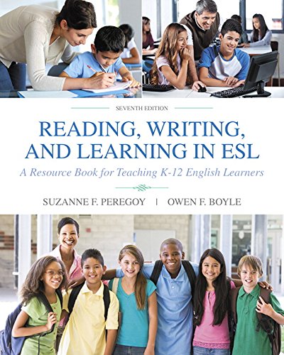 Book Cover Reading, Writing and Learning in ESL: A Resource Book for Teaching K-12 English Learners (7th Edition)