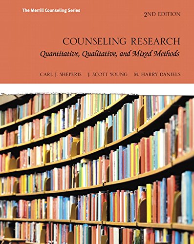 Book Cover Counseling Research: Quantitative, Qualitative, and Mixed Methods (Merrill Counseling)
