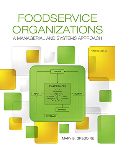 Book Cover Foodservice Organizations: A Managerial and Systems Approach