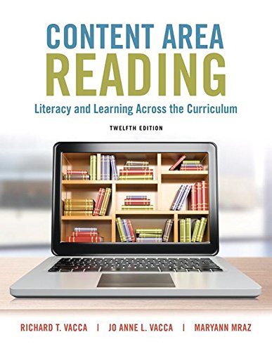 Book Cover Content Area Reading: Literacy and Learning Across the Curriculum, Enhanced Pearson eText with Loose-Leaf Version -- Access Card Package (12th Edition) (What's New in Literacy)