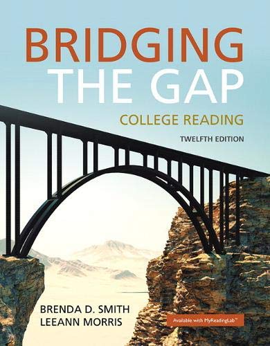 Book Cover Bridging the Gap: College Reading (12th Edition)