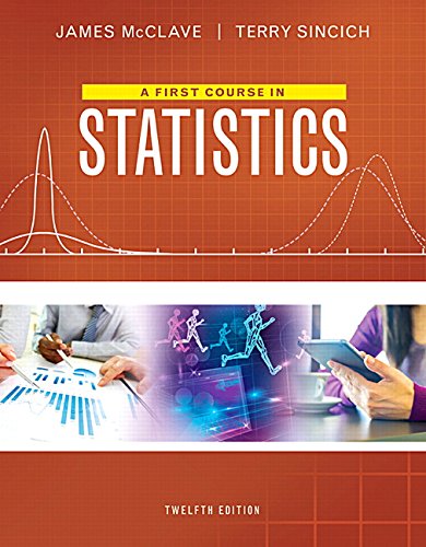 Book Cover A First Course in Statistics (12th Edition)