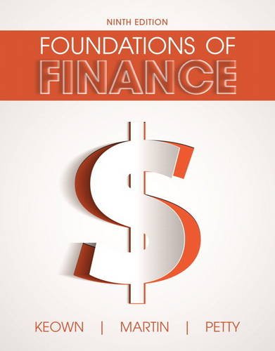 Book Cover Foundations of Finance (Pearson Series in Finance)