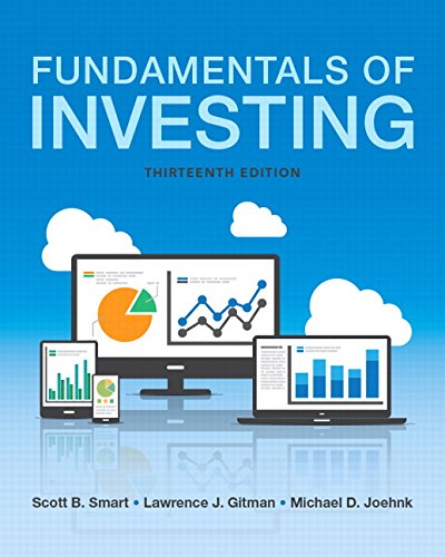 Book Cover Fundamentals of Investing (Pearson Series in Finance)
