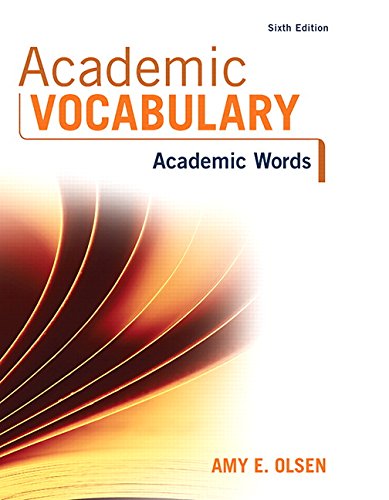 Book Cover Academic Vocabulary: Academic Words