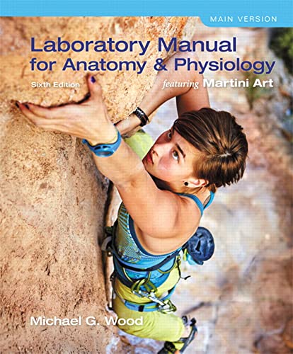 Book Cover Laboratory Manual for Anatomy & Physiology featuring Martini Art, Main Version