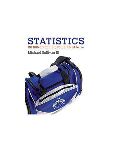 Book Cover Statistics: Informed Decisions Using Data (5th Edition)-Stand alone