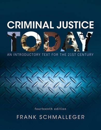 Book Cover Criminal Justice Today: An Introductory Text for the 21st Century (14th Edition)