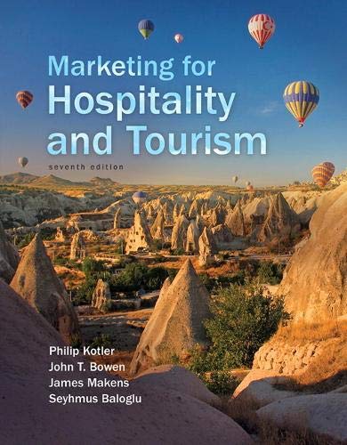 Book Cover Marketing for Hospitality and Tourism