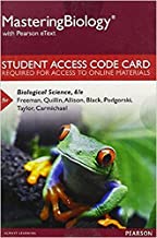 Book Cover MasteringBiology with Pearson eText -- Standalone Access Card -- for Biological Science (6th Edition)