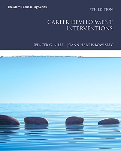 Book Cover Career Development Interventions (Merrill Couseling)