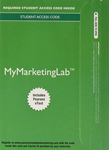 Book Cover MyMarketingLab with Pearson eText -- Access Card -- for Marketing: Real People, Real Choices