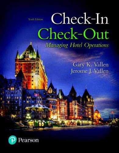 Book Cover Check-in Check-Out: Managing Hotel Operations (10th Edition) (What's New in Culinary & Hospitality)
