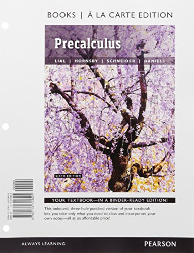 Precalculus, Books a la Carte Edition plus MyMathLab with Pearson eText -- Access Card Package (6th Edition)