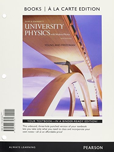 University Physics with Modern Physics, Books a la Carte Edition; Modified MasteringPhysics with Pearson eText -- ValuePack Access Card -- for ... eText -- Valuepack Access (14th Edition)