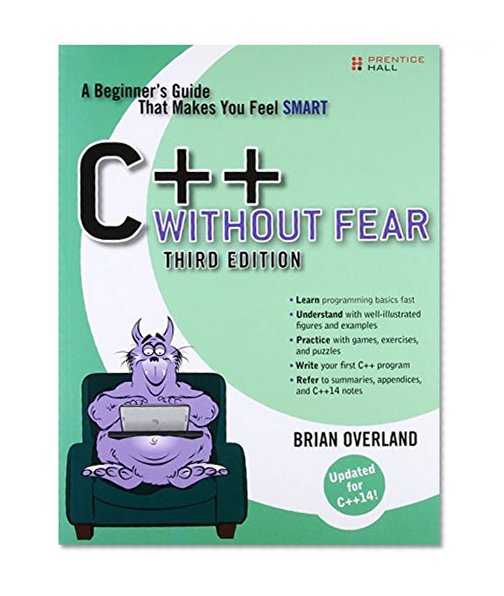 Book Cover C++ Without Fear: A Beginner's Guide That Makes You Feel Smart (3rd Edition)