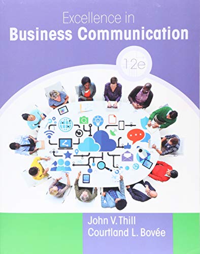 Book Cover Excellence in Business Communication