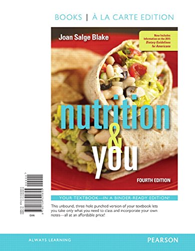 Book Cover Nutrition & You, Books a la Carte Edition (4th Edition)