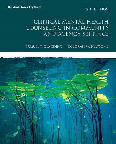 Book Cover Clinical Mental Health Counseling in Community and Agency Settings (Merrill Counseling)
