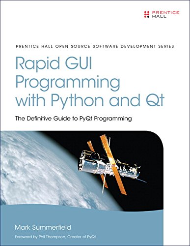 Book Cover Rapid GUI Programming with Python and Qt: The Definitive Guide to PyQt Programming (paperback)