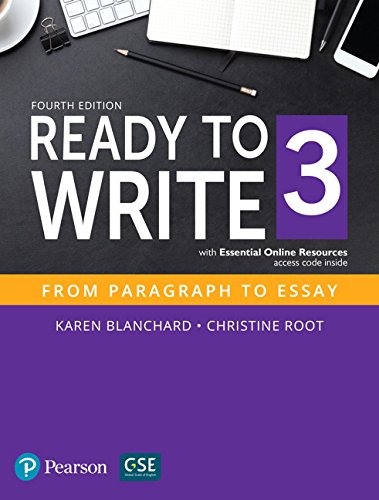 Book Cover Ready to Write 3 with Essential Online Resources (4th Edition)