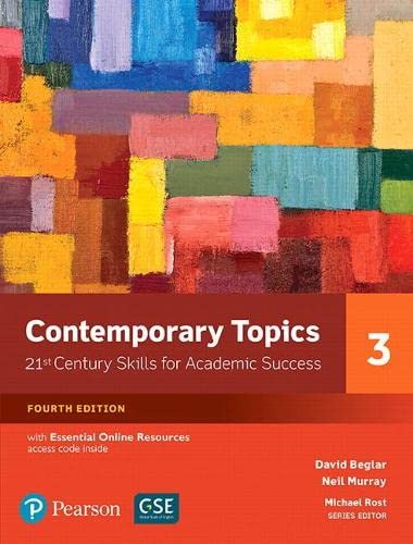 Book Cover Contemporary Topics 3 with Essential Online Resources