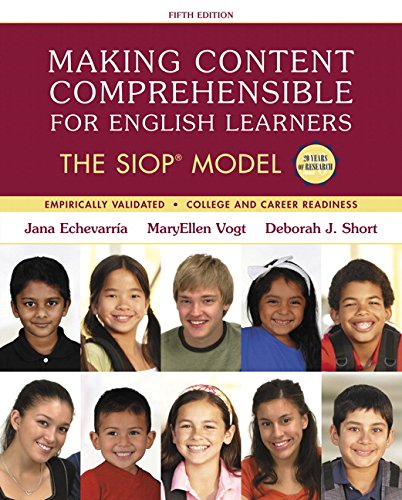 Book Cover Making Content Comprehensible for English Learners: The SIOP Model, with Enhanced Pearson eText -- Access Card Package (5th Edition) (SIOP Series)