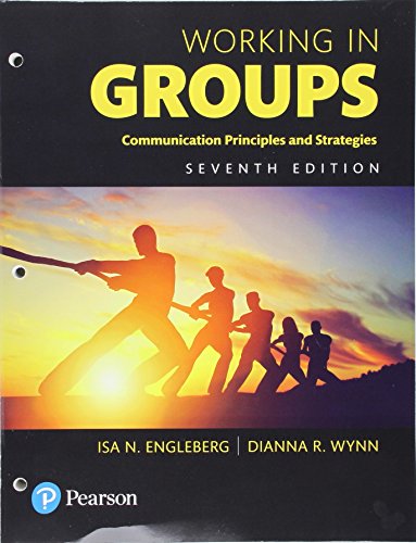 Book Cover Working in Groups: Communication Principles and Strategies, Books a la Carte (7th Edition)