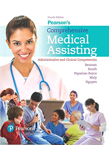 Book Cover Pearson's Comprehensive Medical Assisting: Administrative and Clinical Competencies
