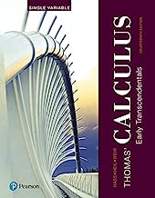 Book Cover Thomas' Calculus: Early Transcendentals, Single Variable