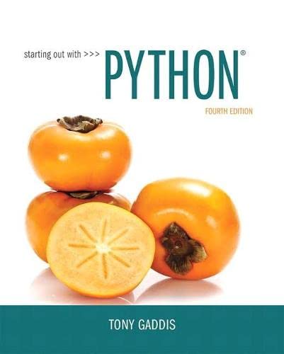 Book Cover Starting Out with Python